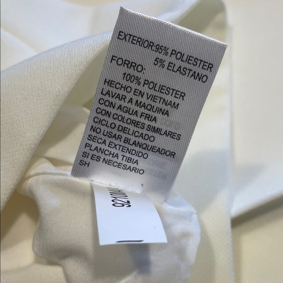 Alex Marie Elegant Ivory Wide Leg Pants - Picture 5 of 10